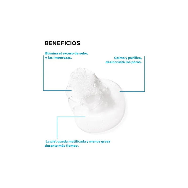 Crema Limpiadora La Roche Posay Espumosa Piel Grasa Effaclar