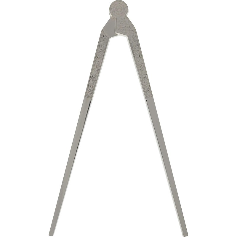 Masonic Lodge Ceremonial 6" INCH Large Freemason Square and Compass