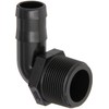 Banjo HB125/100-90 Polypropylene Hose Fitting, 90 Degree Elbow, 1-1/4" NPT