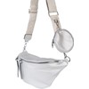 styleBREAKER 02012398 Women's Crescent Moon Crossbody Shoulder Bag Set 3-Piece