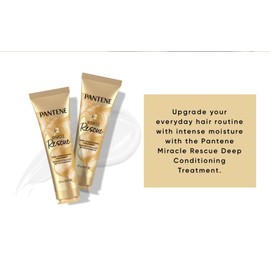 Pantene Deep Conditioning Hair Mask Miracle Rescue Pro-V , 8 Fl Oz (Pack of 3)- Total 24.0 Fl oz