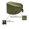 Adjustable Nurse Hat for Women Unisex Scrub Cap Olive with
