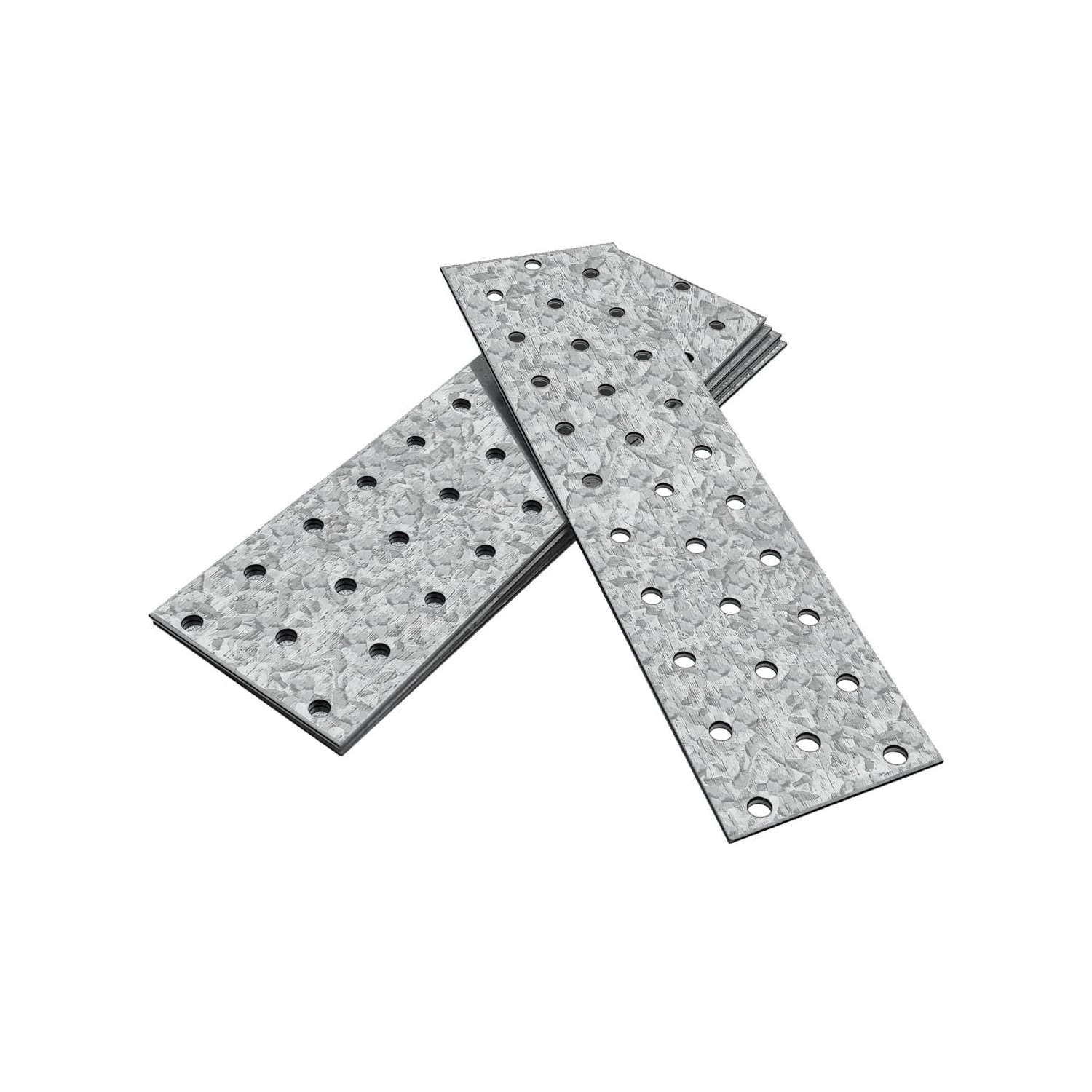 OMIDEAS 5 x Perforated Plates (200 x 60 x 2) Flat Connectors Wood ...