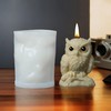 Silicone Nighthawk Mold - Owl Pillar Silicone Resin Casting Molds