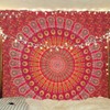 Bless International Indian hippie Bohemian Psychedelic Peacock Mandala Wall hanging