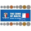 Set of 9 Coins from Malta. 2 MILS - 50