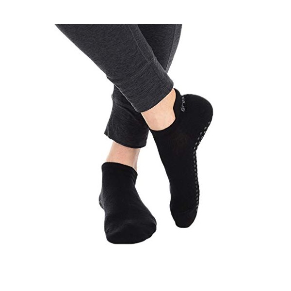 Great Soles Tabbed Grip Socks for Men - Non Slip Yoga Socks for Pilates, Barre, Ballet and Everyday Wear