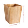 KMwares Decorative Square Wastebasket/Trash Can/Garbage Can for Home Accent, Kitchen,