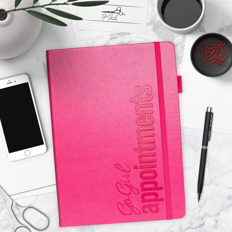 GoGirl Salon Appointment Book – Reservation Book for Beauty Salons,