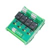 GAEYAELE 4 Channel Relay Module 1 SPDT DIN Rail Mount