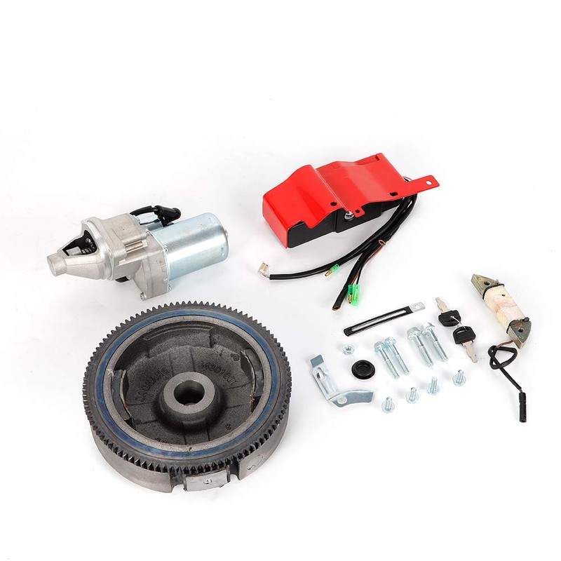 Electric Starter Motor Kit Flywheel Fits HONDA GX390 13HP Electric