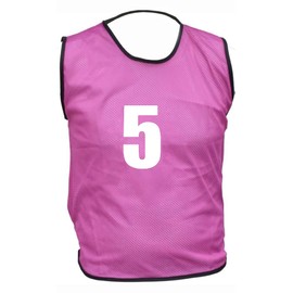 15 MESH BIBS FOOTBALL TRAINING SPORTS BIBS NUMBERED (1-15 OR number of your choice) Front/Back OR Front & Back (Purple (Back Only), Youth (Men's Small-Medium))