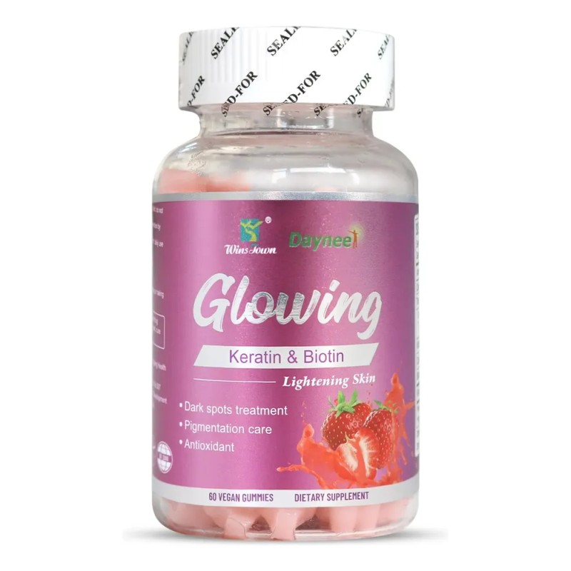 Wins Town Gomitas Keratina Biotina Piel Y Cabello 60 Piezas