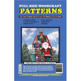 Christmas Ferris Wheel and Riders Woodworking Project Plan