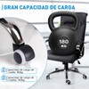LIHAO 5X Ruedas Silla Oficina 11mm/50mm Rueda Silla Giratoria (Blanco