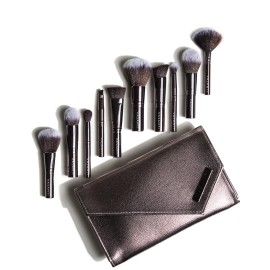 Vasanti 💯Vasanti Set 10 Pc Stubby Flat Foundation, Blend, Highlighter Makeup Brush $276