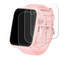 Savvies Pack of 6 Screen Protectors for Jianyana 4G Kids Smartwatch Screen Protector Ultra Transparent