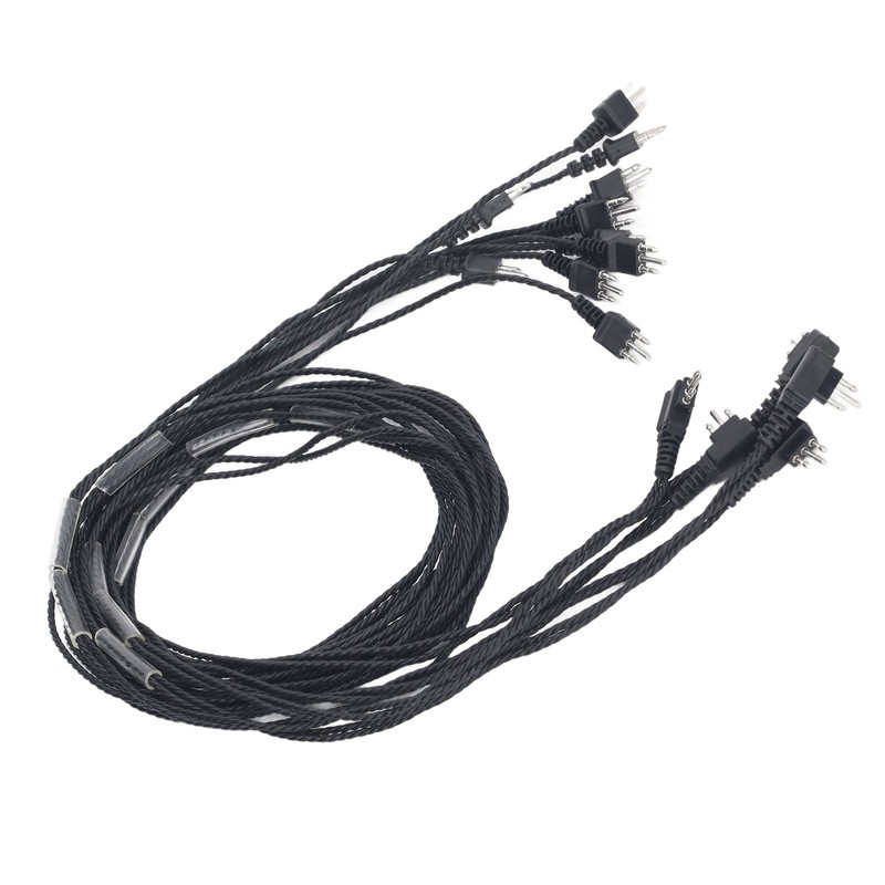 5pcs Sound Aid Adapter Cable Recevier Cable Hearing Device Accessories