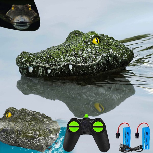 2.4GHz Remote Control Crocodile Head Boat for Pools and Lakes