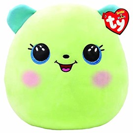 TY Toys - Squish a Boo Bear Clover - 31 CM, Green, TY39314