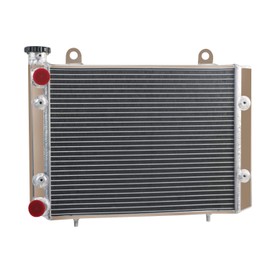 ECMRAD 2 Row Aluminum Radiator for 2005-2009 Polaris Ranger 500 700 Ranger XP 500 700 EFI 2x4 4x4