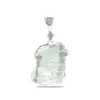 Starborn Raw Gemstones Sterling Silver Pendant, Sterling Silver Gemstone, Aquamarine