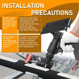 CTMAOYI Boat Trailer bunk Slides,Smoother Boat Bunk Slide Pads, Boat on/Off Trailer Easier, Fits Most Trailers, 3" x 10" Boat Trailer Bunk Slicks(White)