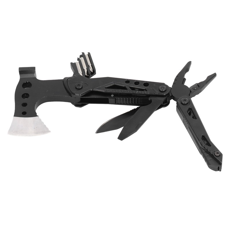 Pocket Size Multitool Foldable Axe Hammer Knife Pliers Stainless Steel