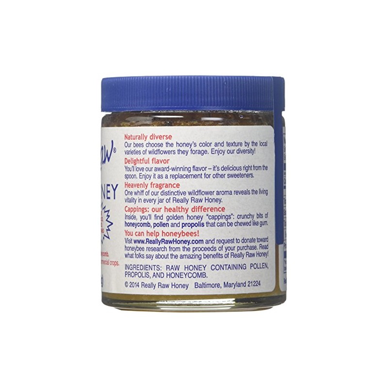 REALLY RAW Raw Honey, 8 OZ