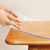Clear PVC Desk Protector Plastic Crystal Tabletop Topper Thick Small