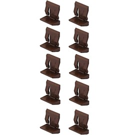 cyclingcolors 10x Shelf Support Brown Plastic Furniture Shelf Holder Shelf Support Board Holder Shelf Support Shelf Support