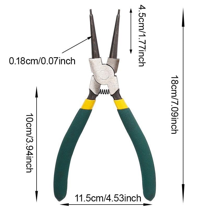 MagiDeal 4Pcs Snap Ring Pliers Retaining Removal Tool Manual Auto