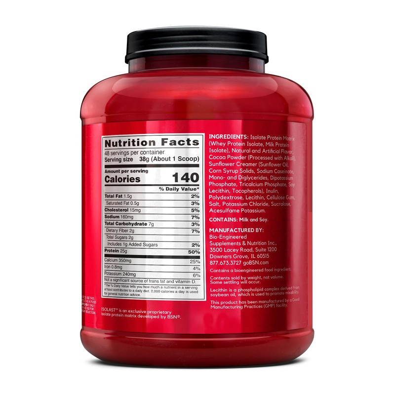 BSN SYNTHA-6 Isolate Protein Powder, Chocolate Protein Powder with Whey