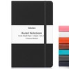 Huhuhero Lined Journal Notebooks for Work, Hardcover Leather Journals for