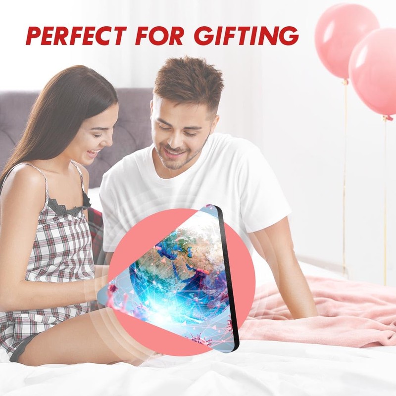 1x Triangle MDF Magnet 6cm - World Globe Map Pandemic