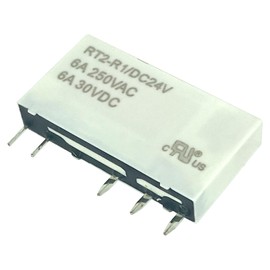 2-Pack RT2-R1/24VDC Relay - 6A 250VAC/30VDC 5-Pin SPDT Industrial Relay - Compatible with PLC Systems (for Siemens S7-1200, for Allen-Bradley) - Fixes Motor Control & Signal Isolation Failures
