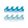Sunny Decals Wave Wall Border - Set of 2, 8