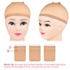 MORGLES Wig Cap, 6 Pcs Stretchy Nylon Wig Caps Stocking