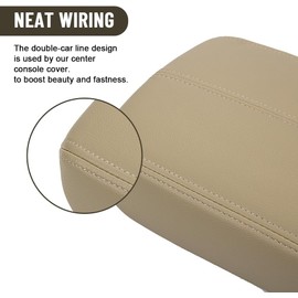 Funda de Reposabrazos de Coche de Repuesto para Honda Accord 2008-2012 Cuero PU Almohadilla Protectora de Consola Central Estera de Caja Impermeable del Automóvil Accesorios de Decoración Interior