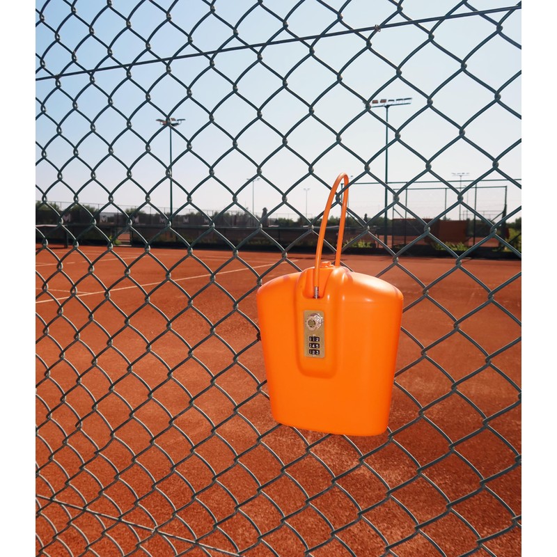 SAFEGO Portable Indoor/Outdoor Lock Box Safe with Key and Combination