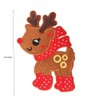 6'' Large Christmas Reindeer Embroidered Iron On Sew On Patch