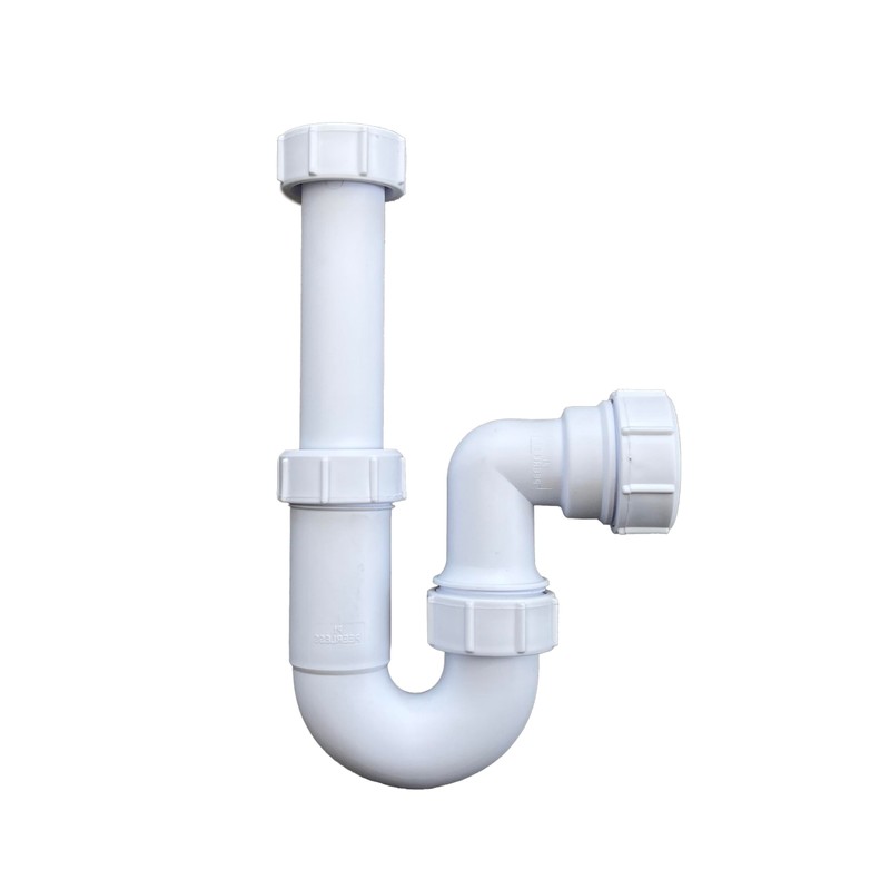 Univeral Adjustable Sink Swivel P Trap 40mm (1.1/2") Telescopic Trap