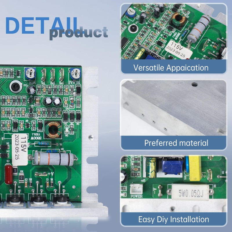 YIDOFENG 110V Mini Lathe Main Control Board, PCB Board with