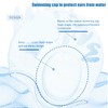 Waterproof Silicone Swimming Cap with Ear Protection 3D Strong Elasticity