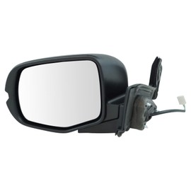 TRQ Mirror without Heat without Memory with Spotter Mirror Compatible with 2016-2017 Honda Pilot 2017 Ridgeline HO1320288