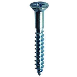 DAIDOHANT 81227 Unichlo Wood Screws, Countersunk Head (Nominal Diameter d) 1.5 x (L) 0.8 x 0.8 inches (20 mm) Head Diameter D 0.3 inches (7.6 mm) Iron (96 Pieces)