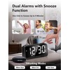 Vibrating Alarm Clock for Heavy Sleepers with Bed Shaker, Extra