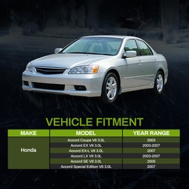 AUTOSAVER88 Radiator Compatible with 2003 2004 2005 2006 2007 Accord 3.0L V6