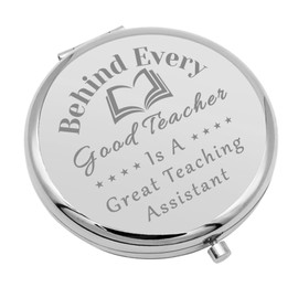para Teacher Gifts Teacher Assistant Gift Personal Makeup Mirror Teacher Assistant Appreciation Gifts Paraeducator Gifts Travel Makeup Mirror Teachers' Day Graduation Gifts for Assistant para Teacher