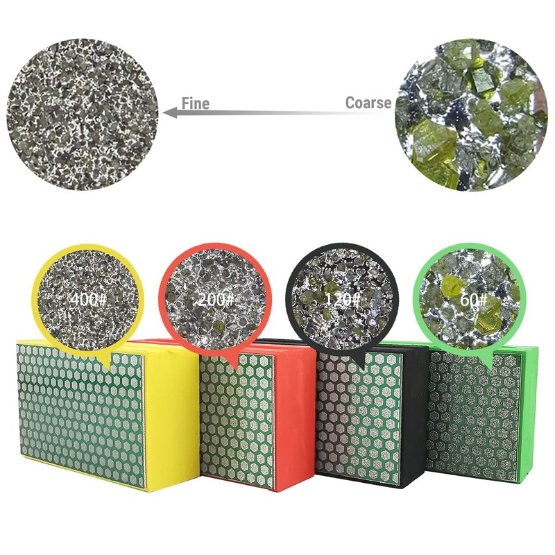 NBB Diamond Grinding Sponge Diamond Polishing Pad Sanding Block with